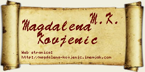 Magdalena Kovjenić vizit kartica